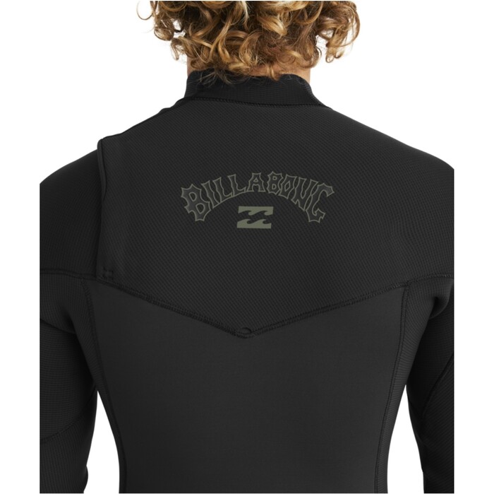 2024 Billabong Mens Revolution Natural 4/3mm Zip Free Wetsuit ABYW100254 - Black